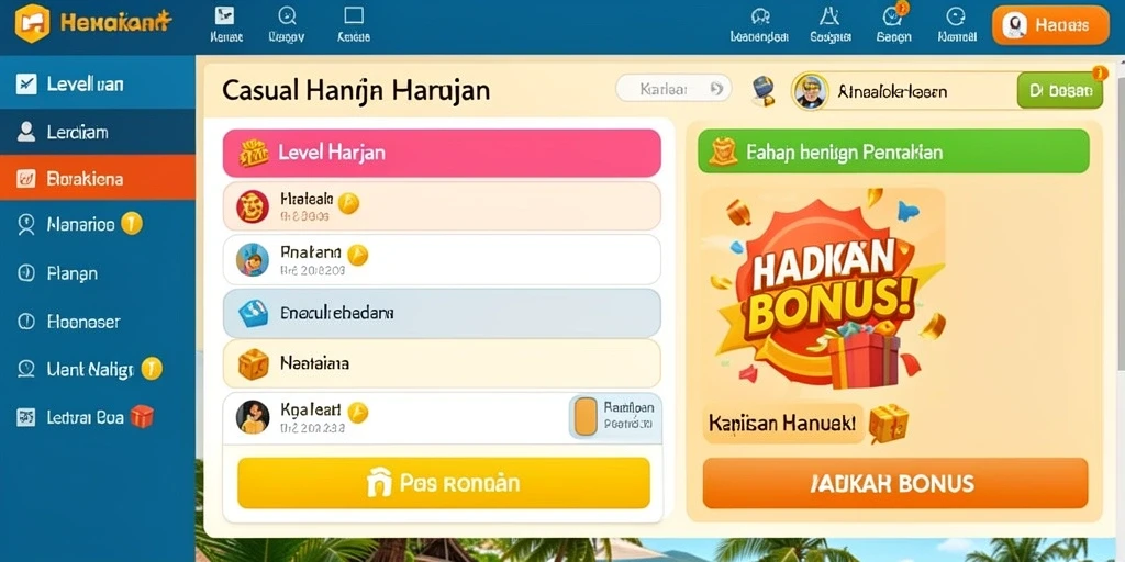 Misi harian yang selalu menghadirkan tantangan baru.