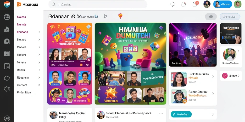 Interaksi dengan komunitas pemain yang aktif.